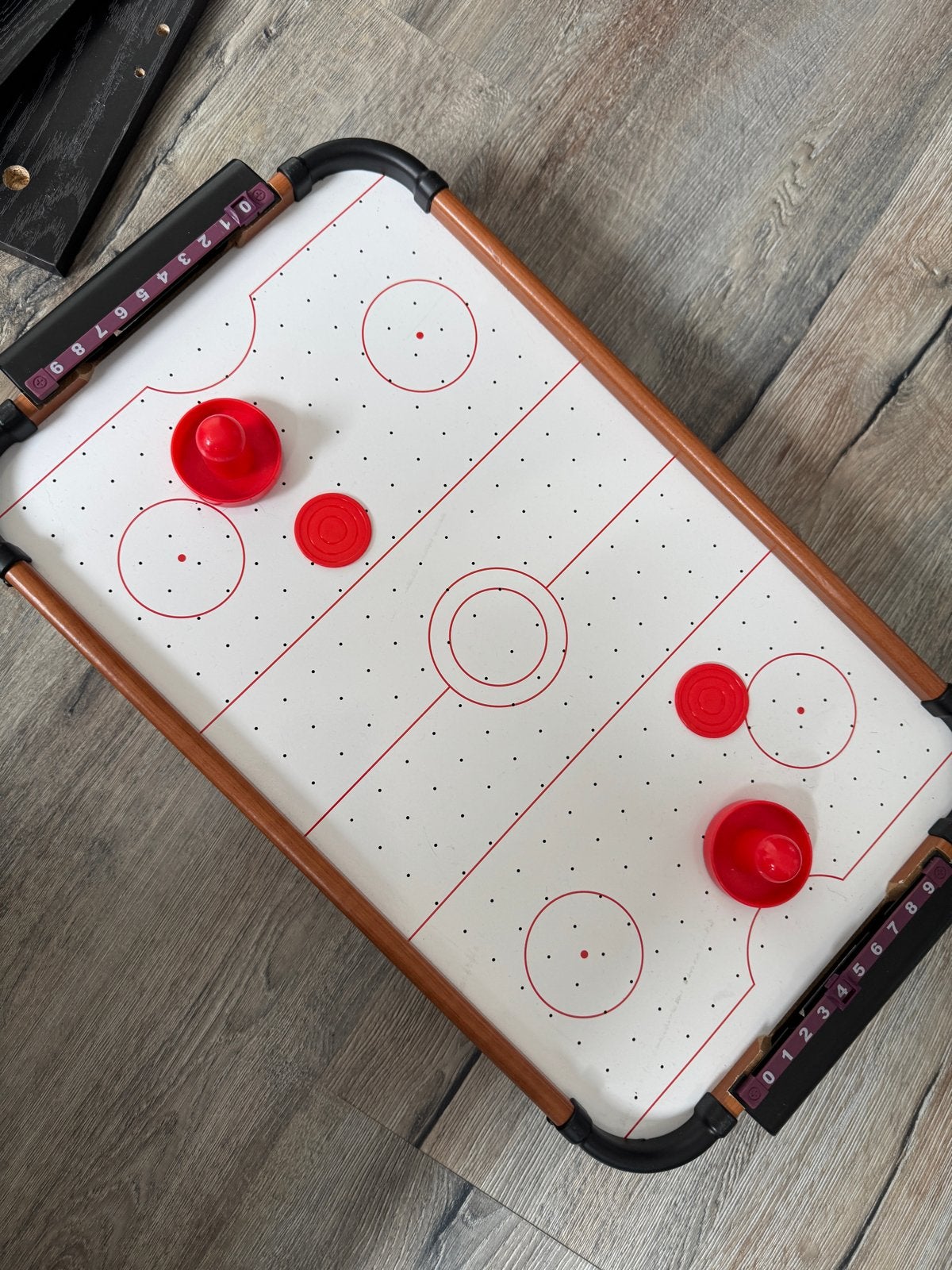 Tabletop Air Hockey Spel - Compleet met Accessoires, Ophalen of Verzenden, Zo goed als nieuw, Jongen of Meisje