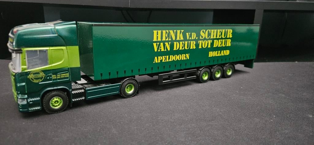 Henk van de scheur miniatuur vrachtwagen, Hobby en Vrije tijd, Modelauto's | 1:50, Ophalen of Verzenden