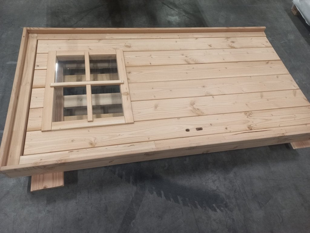 DOUGLAS Opgeklampte deur enkel RD met RAAM, Ophalen, Gebruikt, 80 tot 120 cm, Overige typen