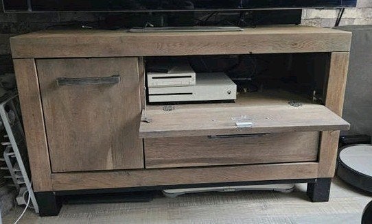 Tv-meubel Hevano 60 x 102 moose Pronto wonen, Ophalen, 100 tot 150 cm, Eikenhout, Zo goed als nieuw