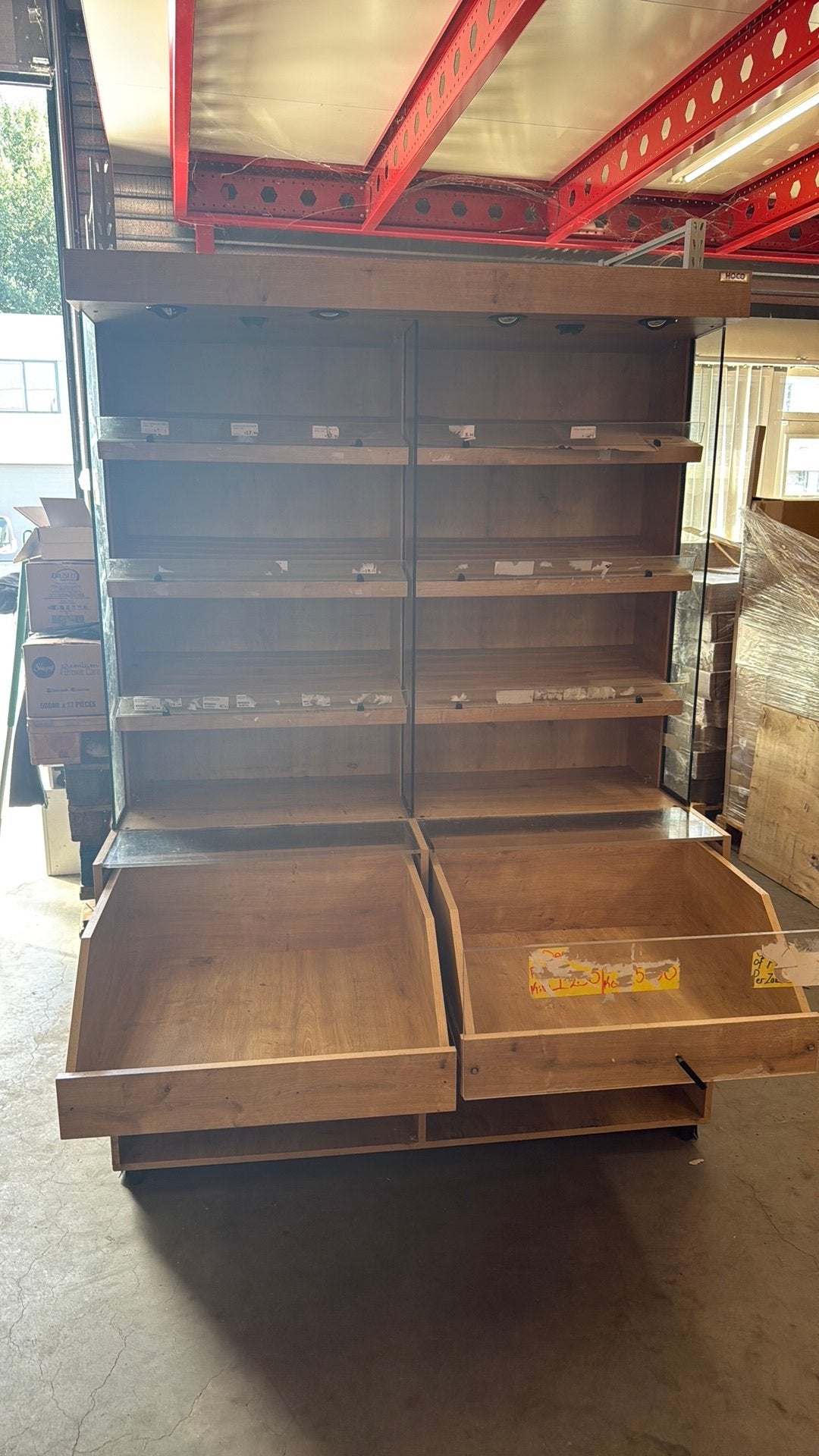 Brood stelling, Ophalen