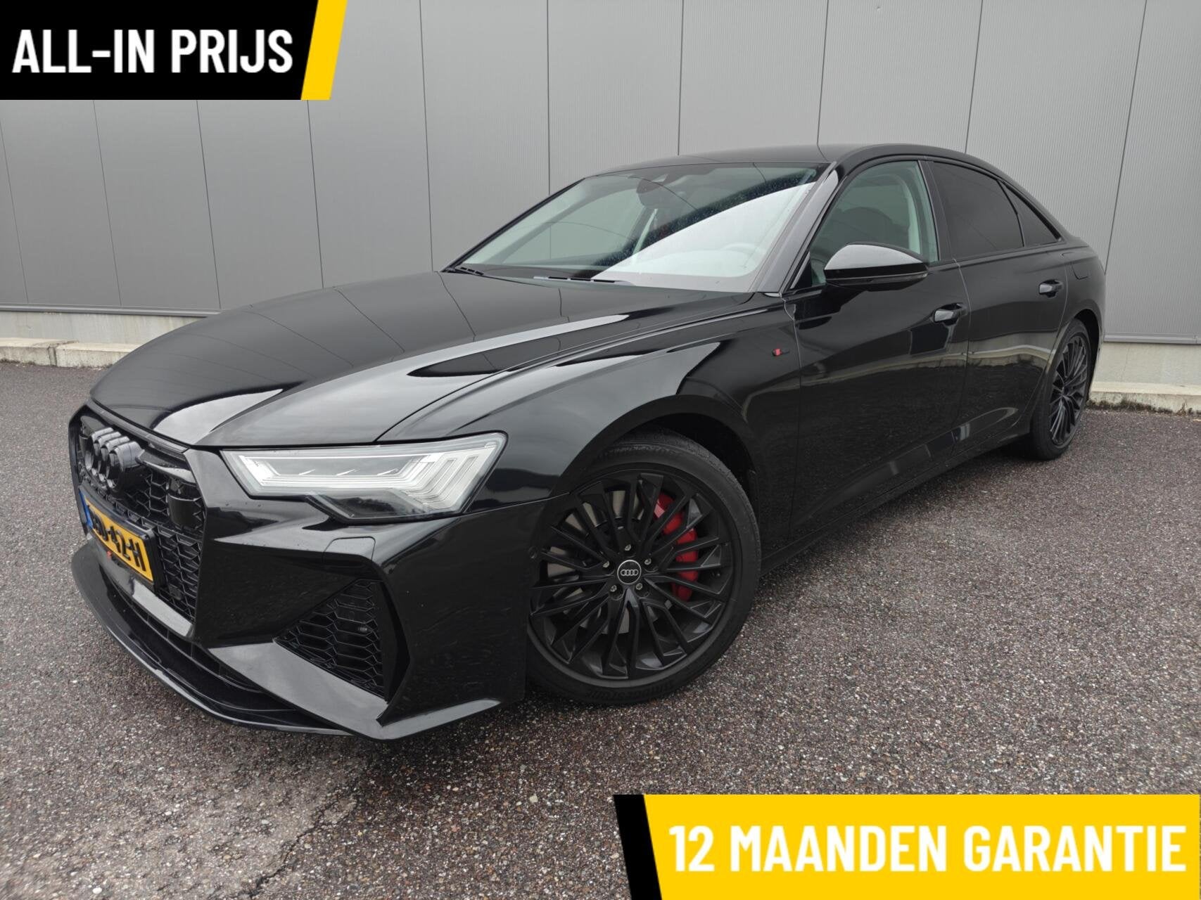 Audi A6 Limousine 50 TFSI e quattro S edition, Auto's, Automaat, Gebruikt, 4 cilinders, Zwart