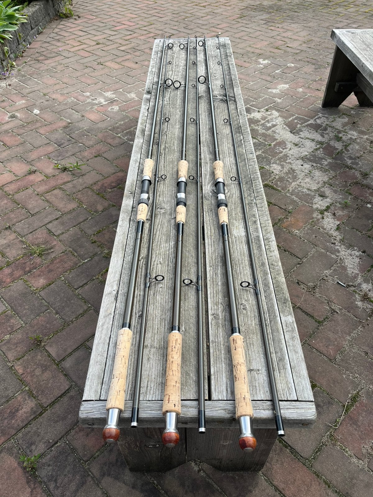 Te koop 3 armalite 2,75 lb 13 ft hengels., Ophalen, Zo goed als nieuw, Werphengel
