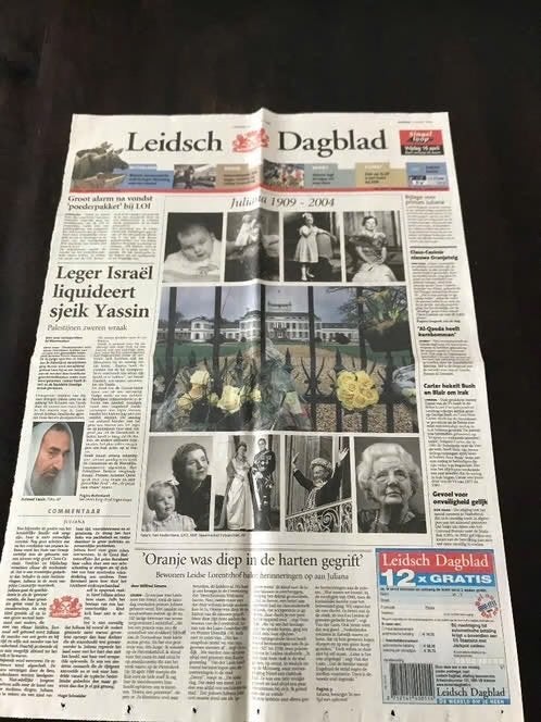 Leidsch Dagblad 22 maart 2003, Ophalen of Verzenden, 1980 tot heden, Krant