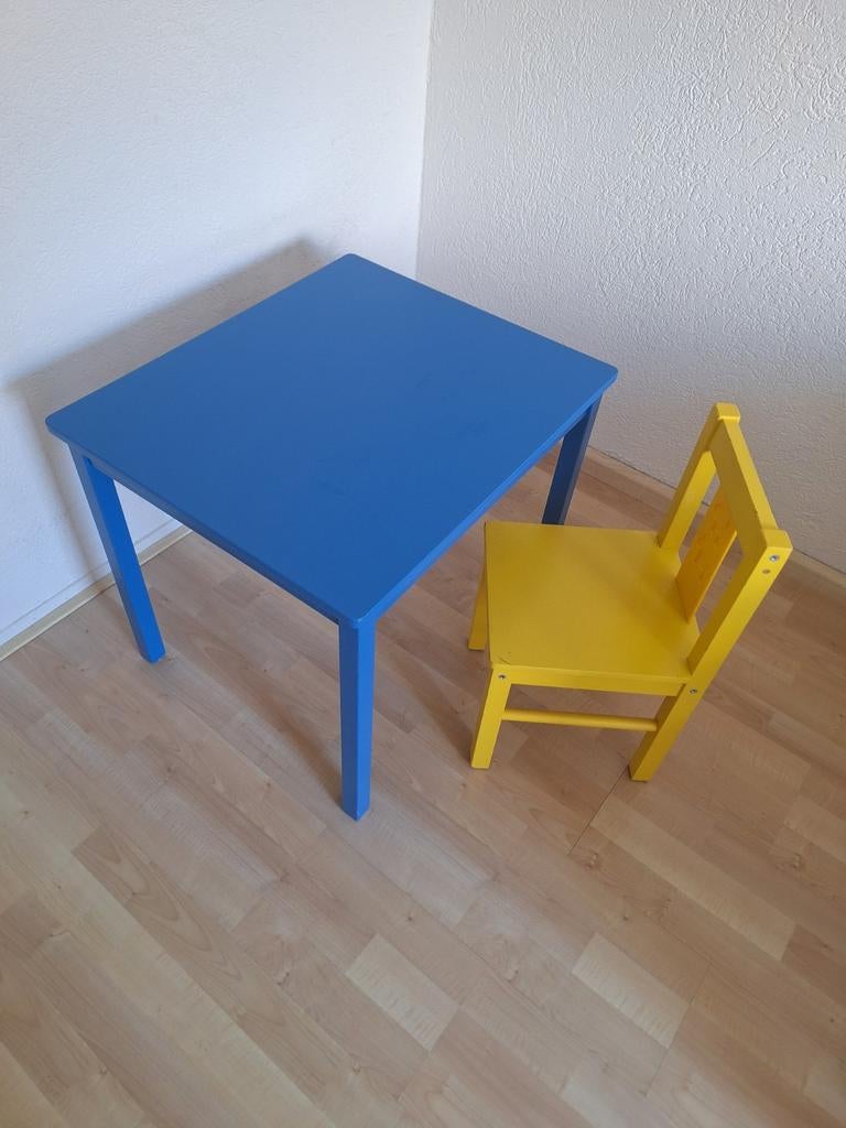 Ikea kindertafeltje met stoeltje, Ophalen