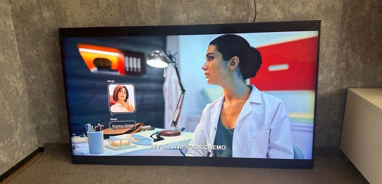 Samsung 55 inch 4K Smart TV met afstandsbediening, Audio, Tv en Foto, Televisies, Gebruikt, 50 Hz, Ophalen of Verzenden, Samsung
