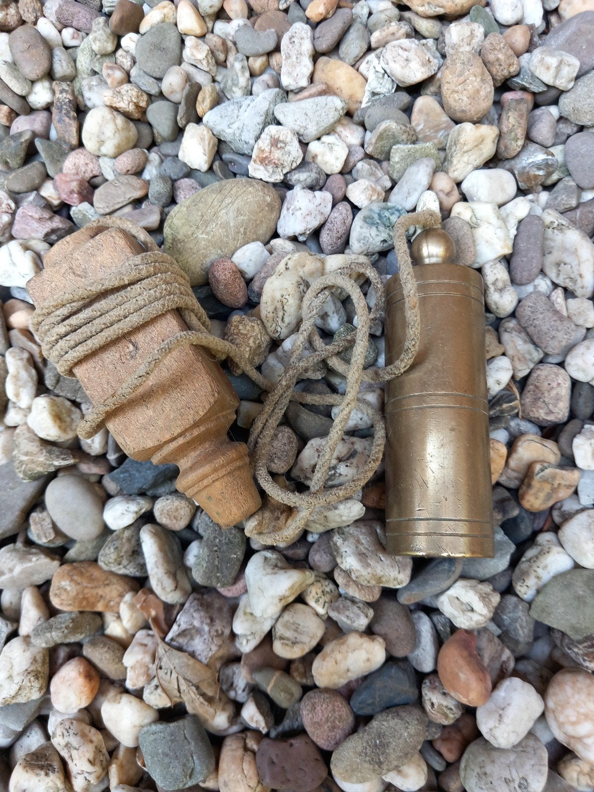 Antiek koperen schietlood, Ophalen of Verzenden