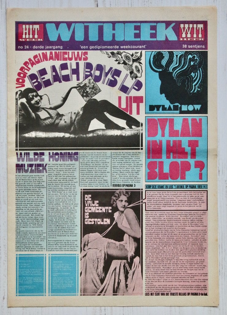 Hitweek nr 24 - 1 maart 1968, Ophalen of Verzenden, Gelezen, Muziek, Film of Tv