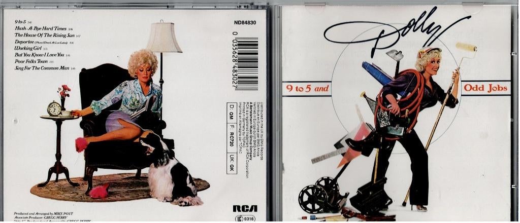 Dolly Parton 9 to 5 and Odd Jobs, Ophalen of Verzenden, Gebruikt