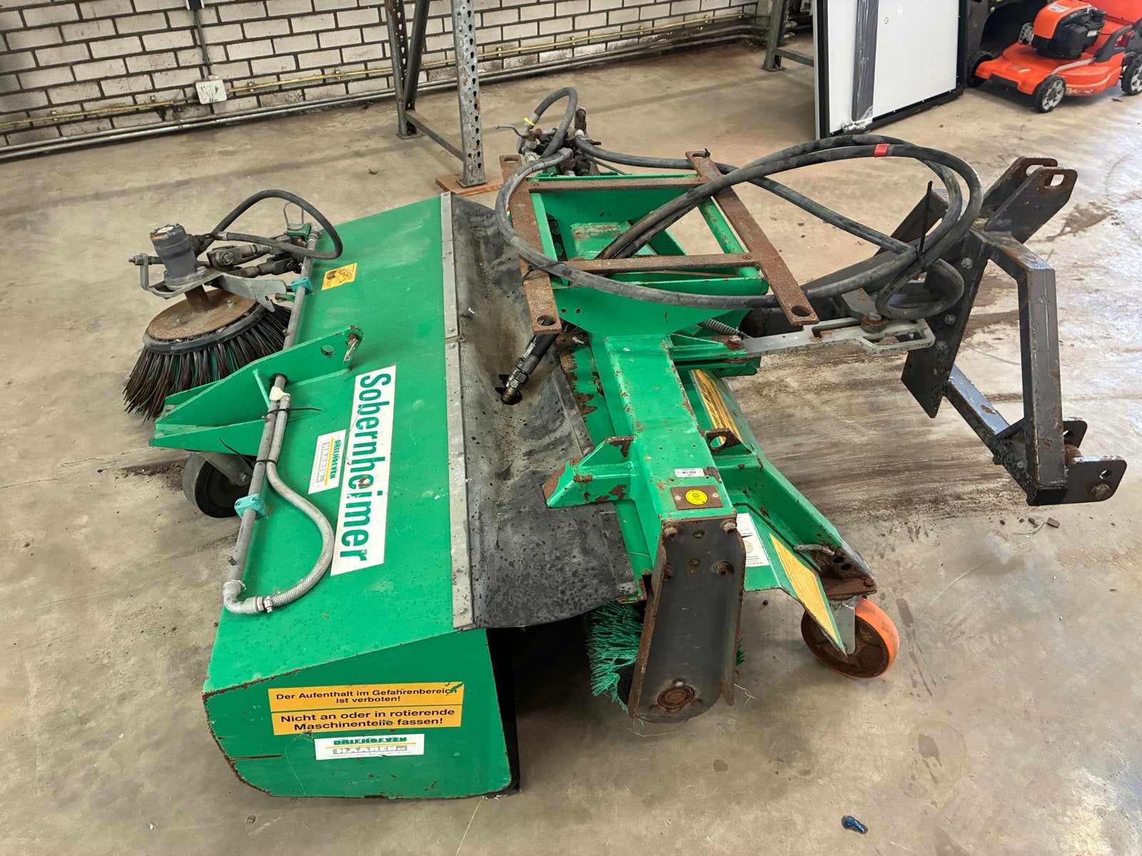 Sobernheimer veegmachine met opvangbak, Ophalen of Verzenden, G, G, G