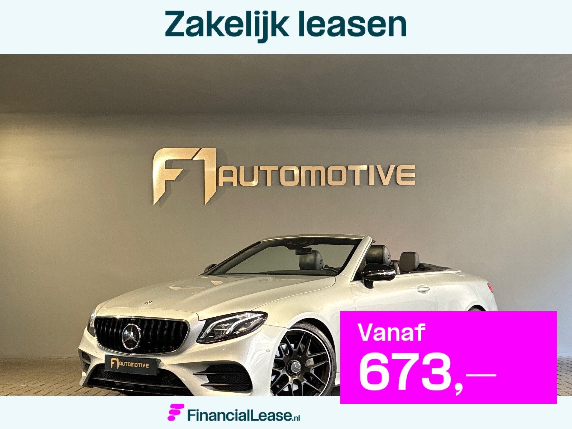Mercedes-Benz E-klasse Cabrio 220 d Premium+ AMG Memory|HuD, Automaat, Achterwielaandrijving, 4 cilinders, Cabriolet