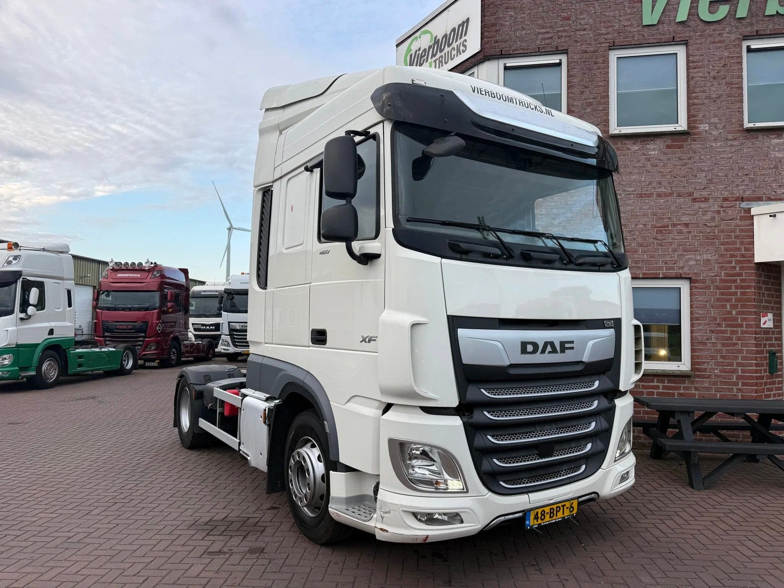 DAF XF 480 XF480 4X2 / 9-2020 / Euro6 D / Smart tacho / NL-T, Auto's, Automaat, Achterwielaandrijving, Euro 6, Wit