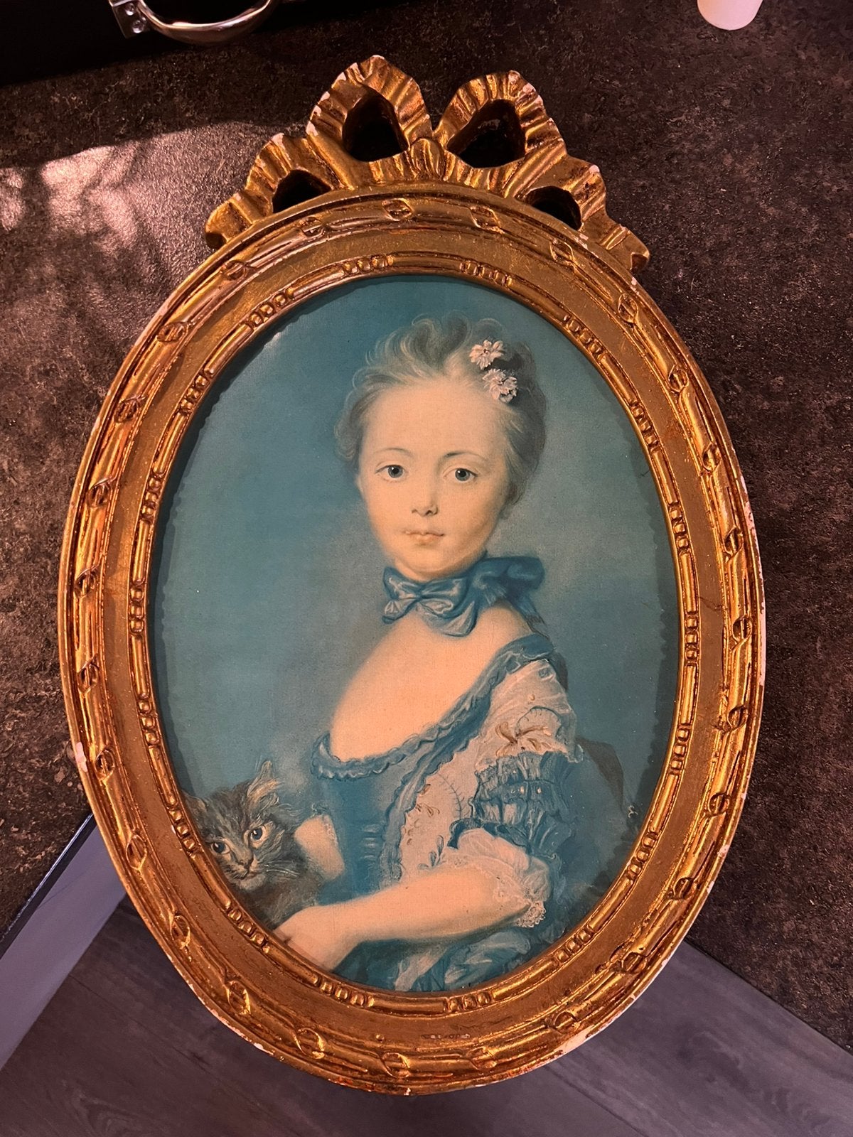 Mooi schilderij, Brocante, Paneel, Portret of Personen, Bijzondere lijst, Ophalen of Verzenden