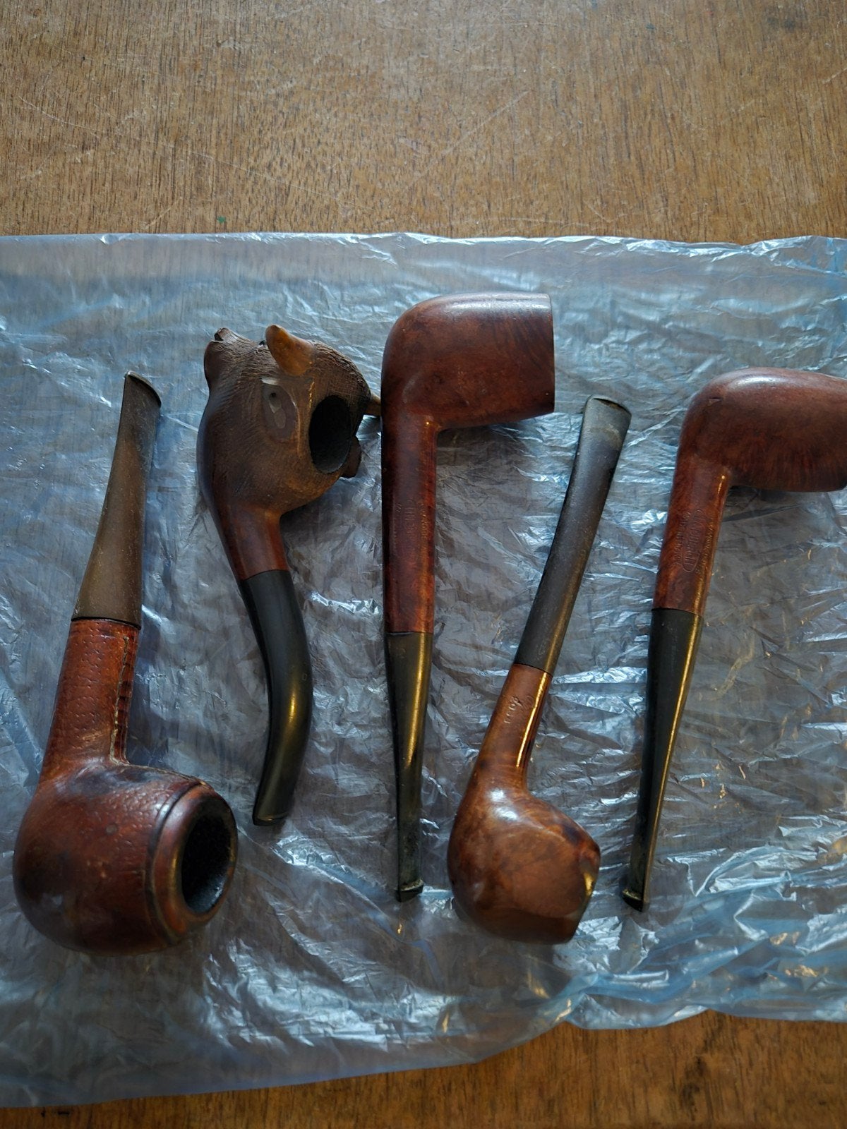 Set van 5 Vintage Tabakspijpen - Diverse Stijlen, Ophalen