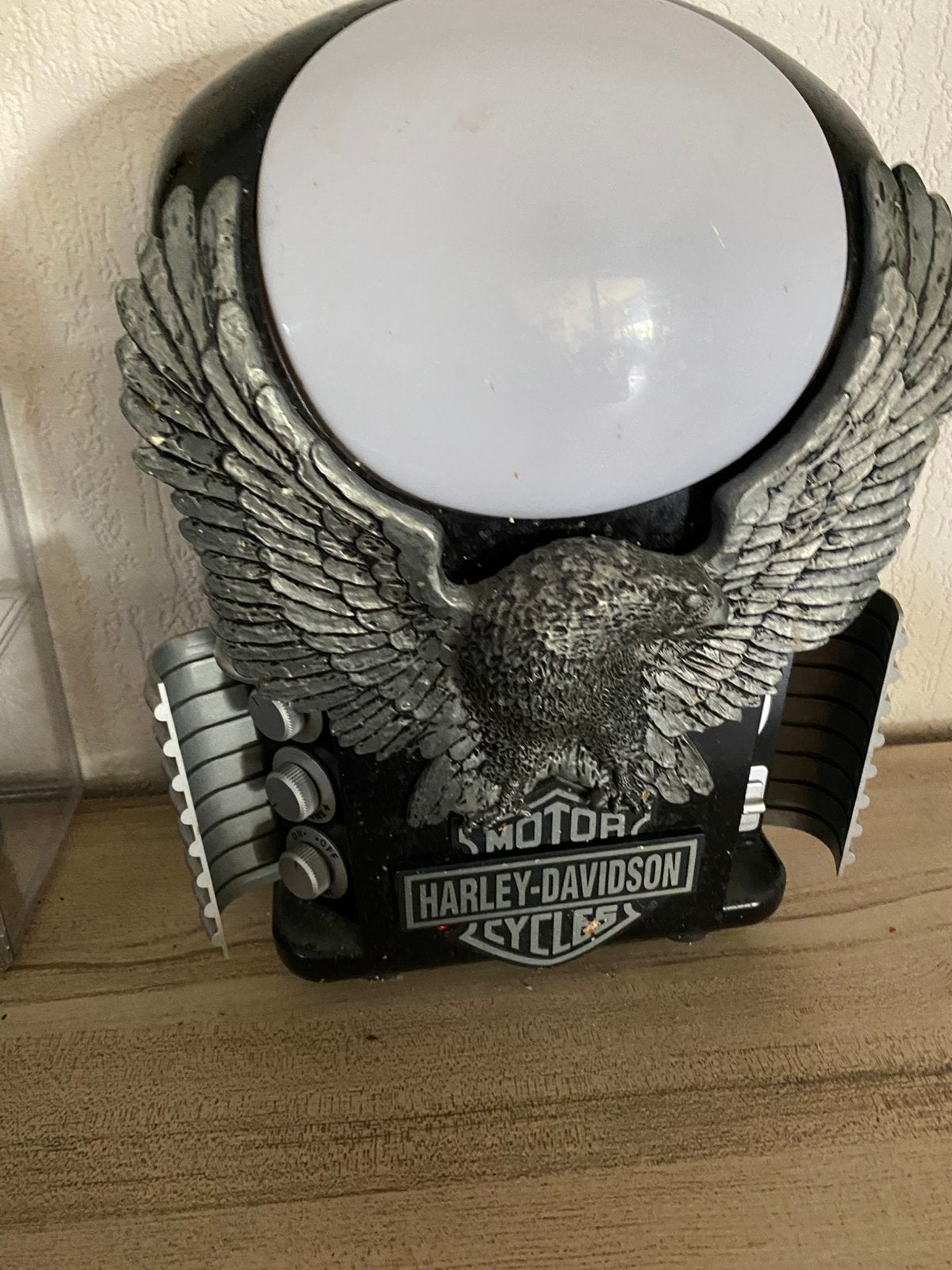 Te koop harley Davidson klokradio, Ophalen, Gebruikt