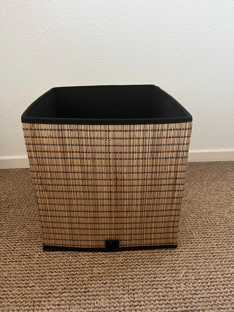 2x Bak voor IKEA Kallax kast - Riet/Bamboe, Huis en Inrichting, Woonaccessoires | Schalen en Manden, Ophalen, Mand, Zo goed als nieuw