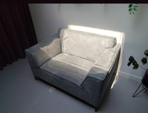 Gratis Beanks loveseat (120 cm breed) scheur  bekleding, Ophalen, Gebruikt, Overige maten, 75 tot 100 cm