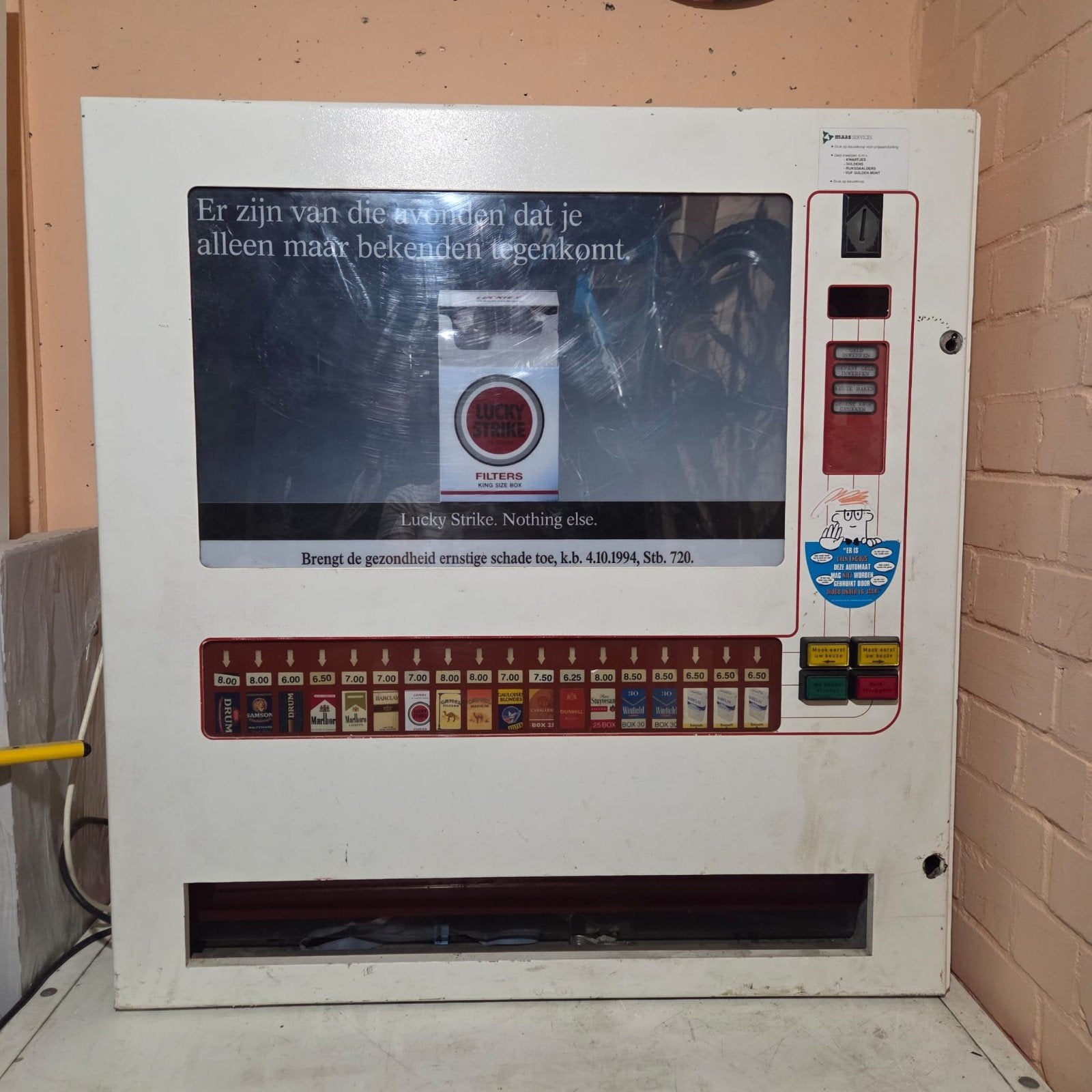 Sigaretten en/of dranken automaat, Ophalen of Verzenden