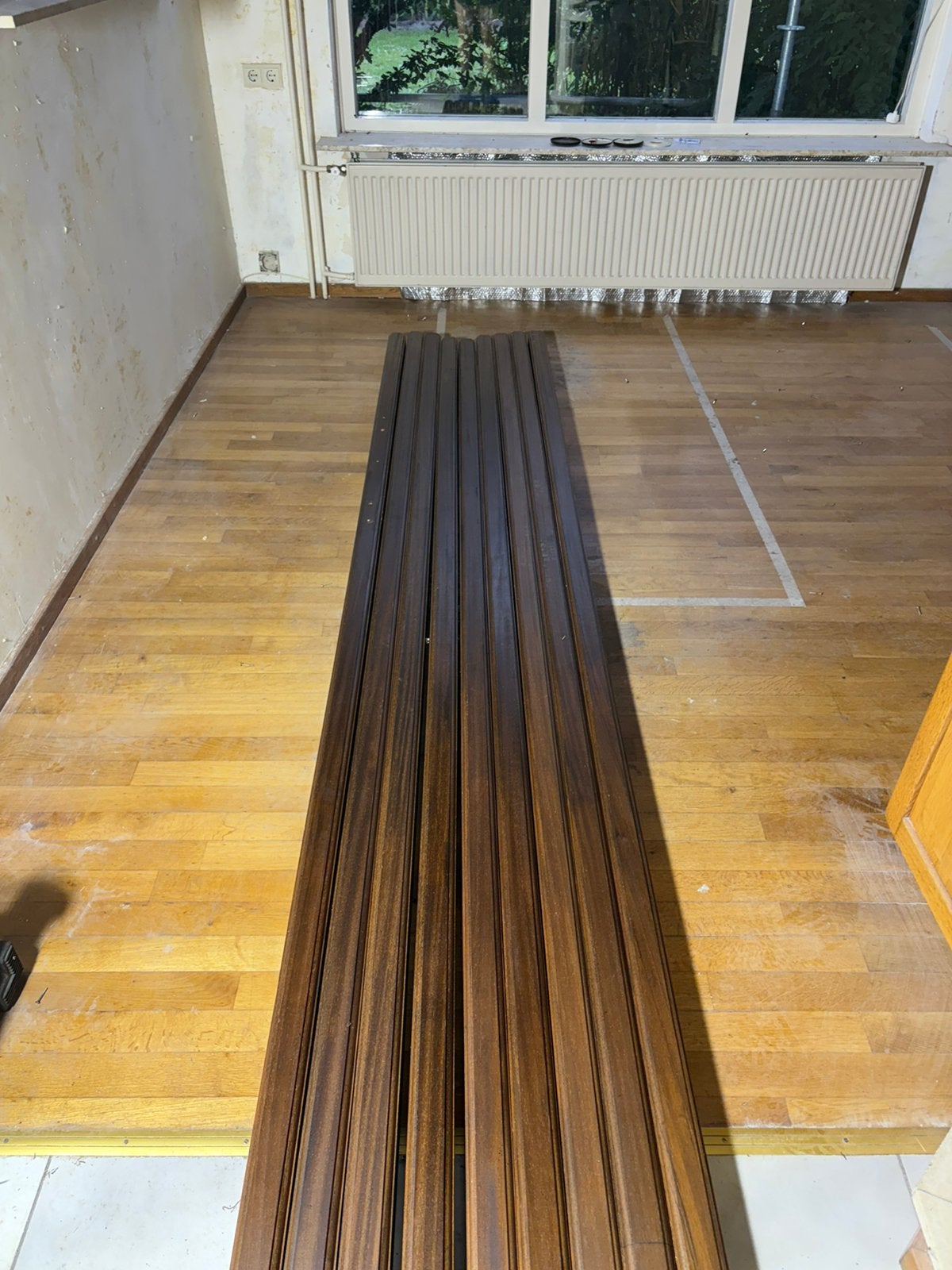 Sierbalken plafond, Doe-het-zelf en Verbouw, Hout en Planken, Ophalen, Gebruikt, Balk, Vuren
