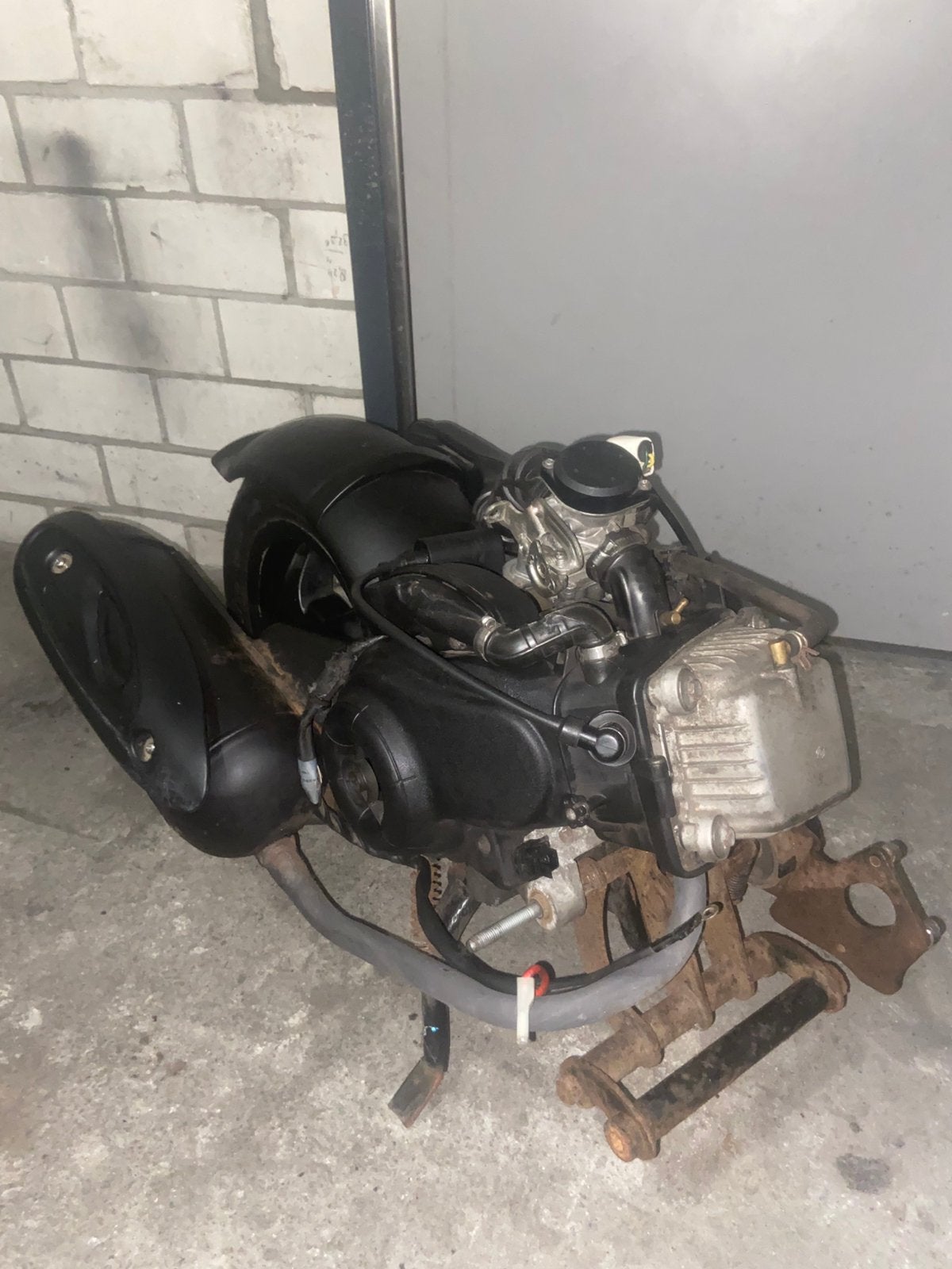 Piaggio zip 4t 2v blok plug&play (MOET NU WEG), Ophalen, Gebruikt, Blok, Piaggio
