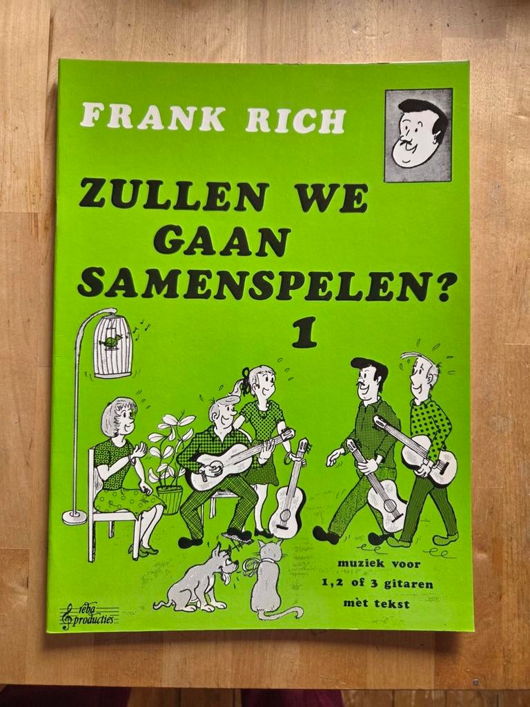Frank Rich - Zullen we gaan samenspelen? 1 (Gitaarboek), Muziek en Instrumenten, Bladmuziek, Gitaar, Les of Cursus, Nieuw, Ophalen of Verzenden