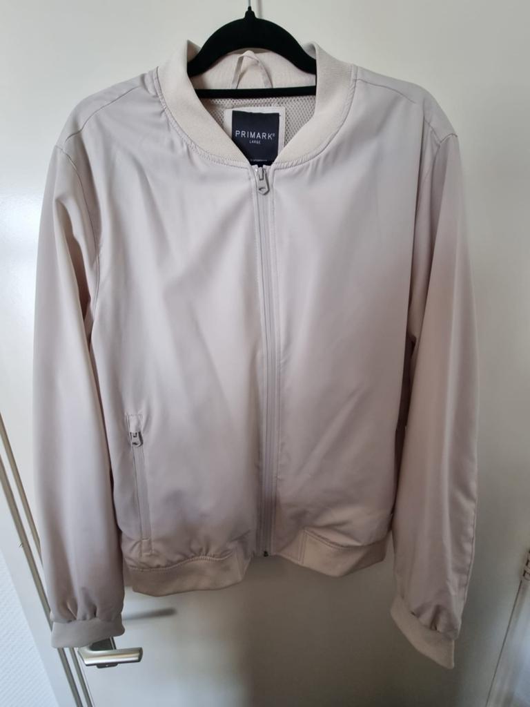 Primark Bomberjack Beige - Maat L, Maat 52/54 (L), Beige, Ophalen of Verzenden, Zo goed als nieuw