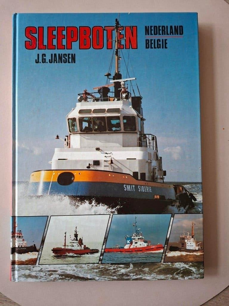 hardcover boek Sleepboten in Nederland en Belgie, Jansen '90, Verzamelen, Scheepvaart, Ophalen of Verzenden, Zo goed als nieuw