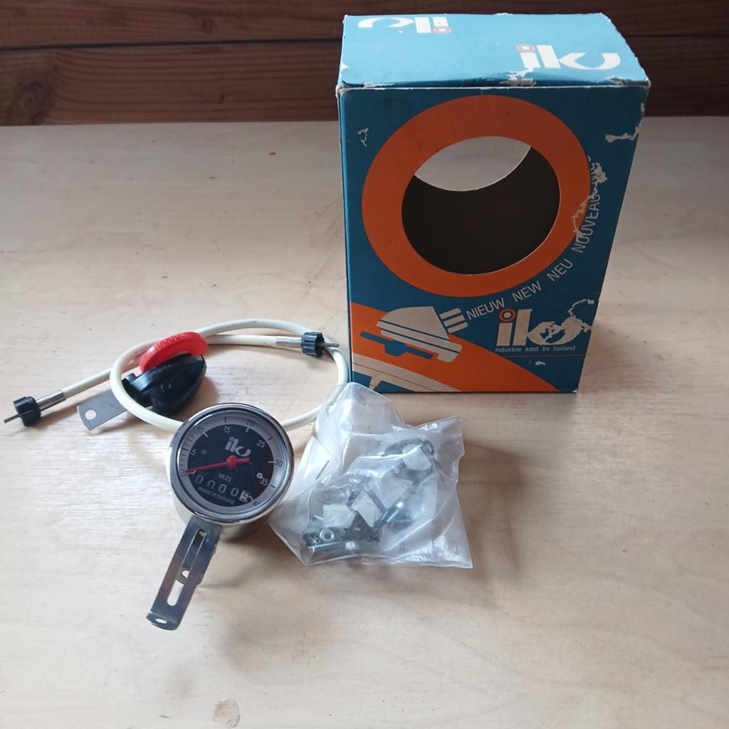 FIETS kilometer teller ( iko ) oldtimer, Fietsen en Brommers, Fietsonderdelen, Ophalen, Nieuw, Oldtimerfiets