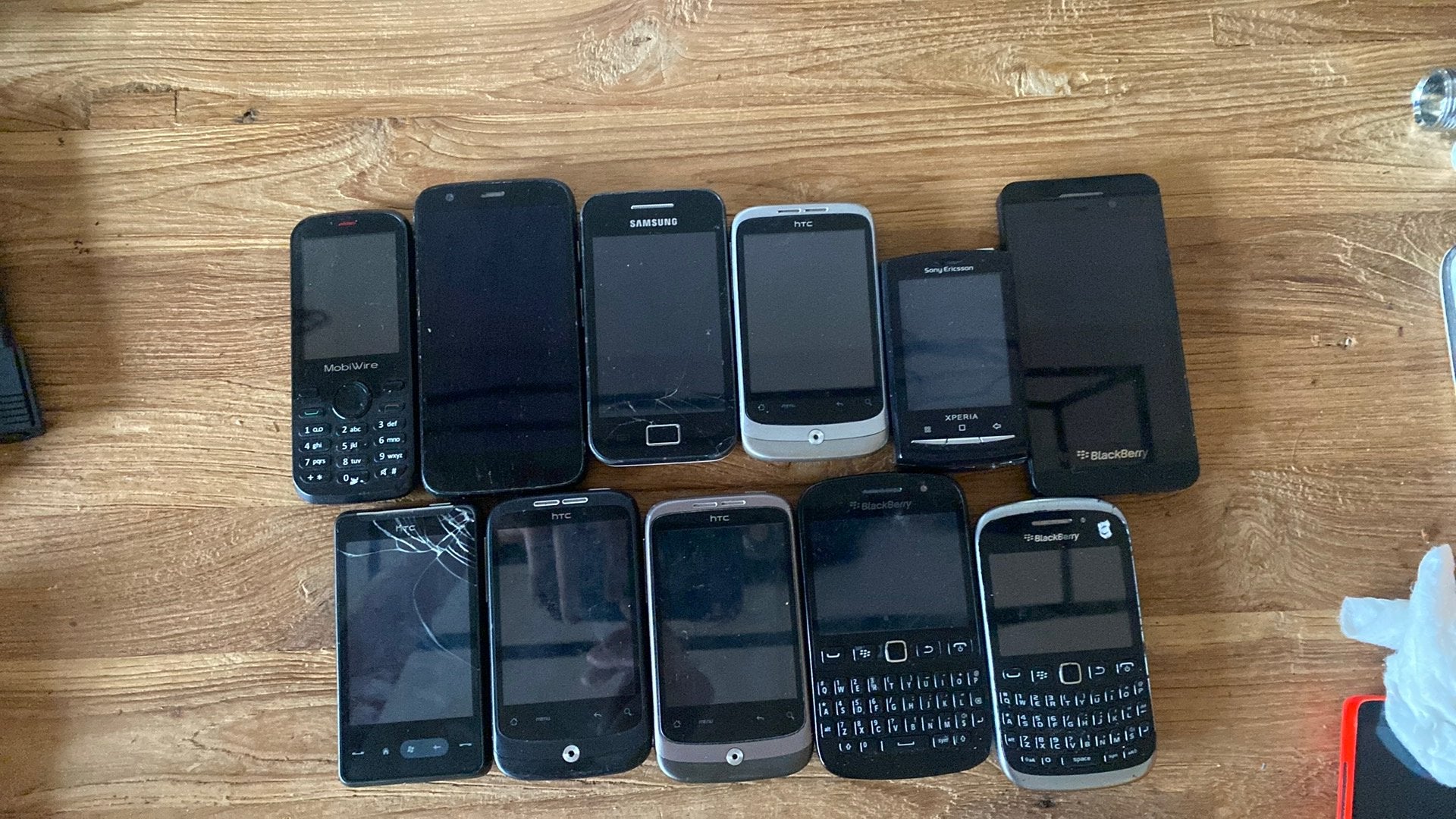 Partij telefoons werkend, Telecommunicatie, 32 GB, Ophalen of Verzenden, Zo goed als nieuw, Zwart