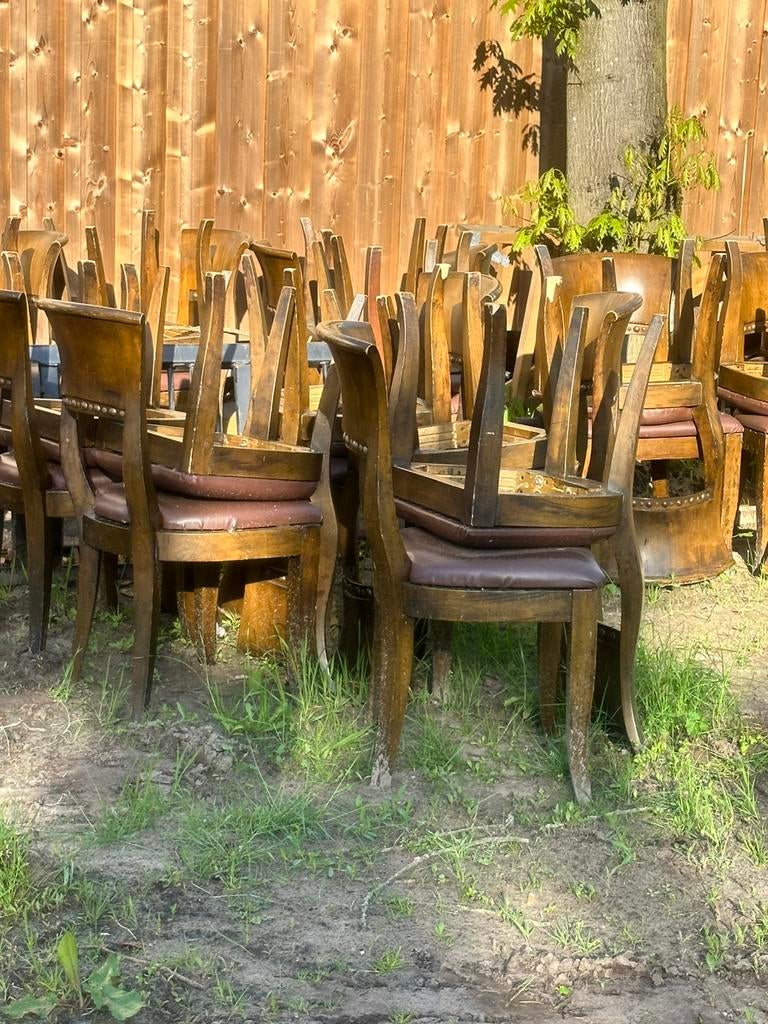 Stoelen, Huis en Inrichting, Ophalen, Gebruikt, Bruin, Hout