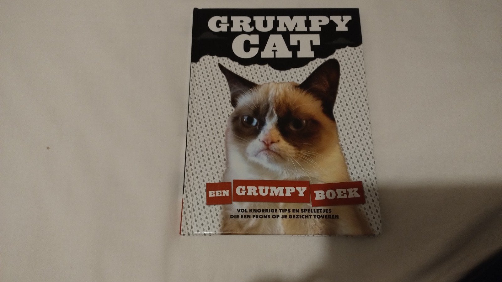 Grumpy Cat: Een Grumpy Boek - Tips en Spelletjes, Ophalen of Verzenden, Zo goed als nieuw, Grumpy Cat