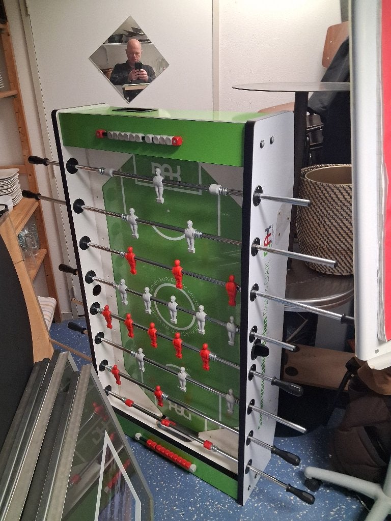 tafelvoetbal, Ophalen, Zo goed als nieuw