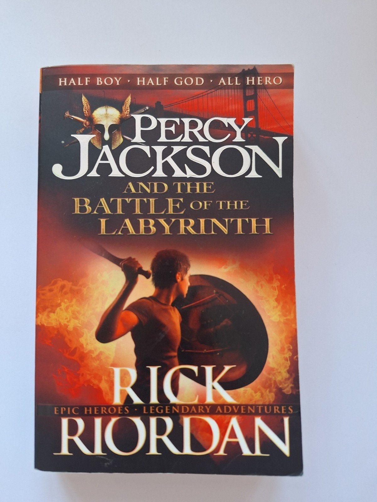 Percy Jackson and the battle of the labyrinth  Rick Riordan, Ophalen of Verzenden, Gelezen, Rick Riordan