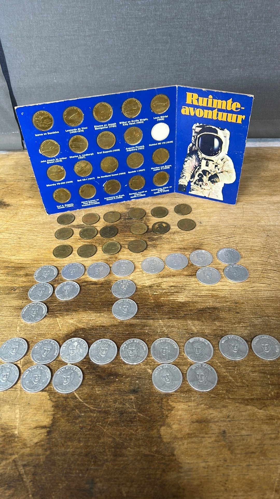 Shell verzamelmunten 1969 en 1970., Ophalen of Verzenden, Nederland, Munten