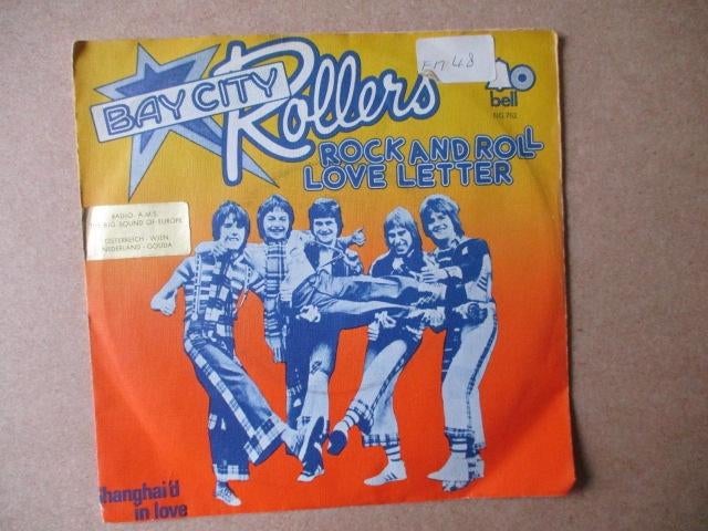 s0965 bay city rollers - rock and roll love letter 2, Ophalen, Gebruikt, Overige genres, 7 inch