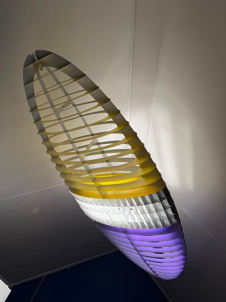 Luceplan Queen Titania hanglamp140cm iconisch Italian design, Ophalen, Zo goed als nieuw, Metaal, Italiaans design