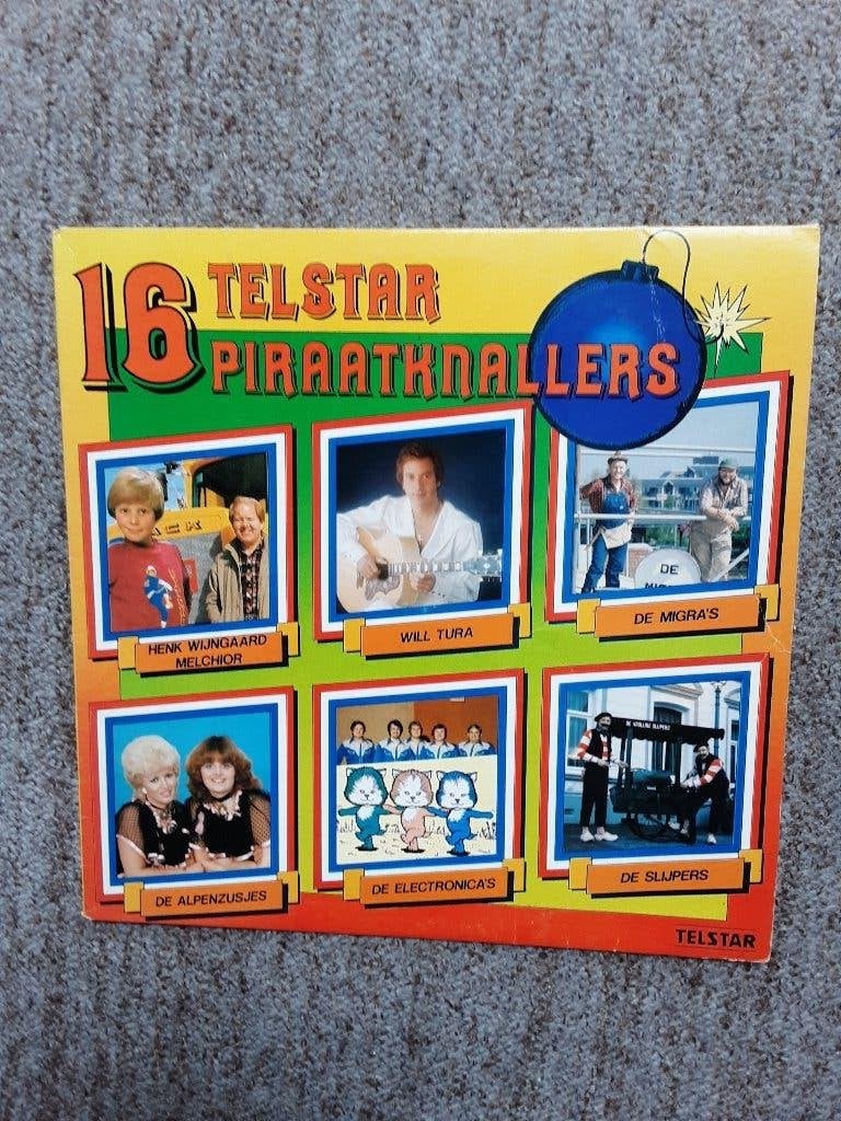 vinyl lp 16 Telstar Piraatknallers, LP, Gebruikt, Ophalen of Verzenden, Levenslied of Smartlap
