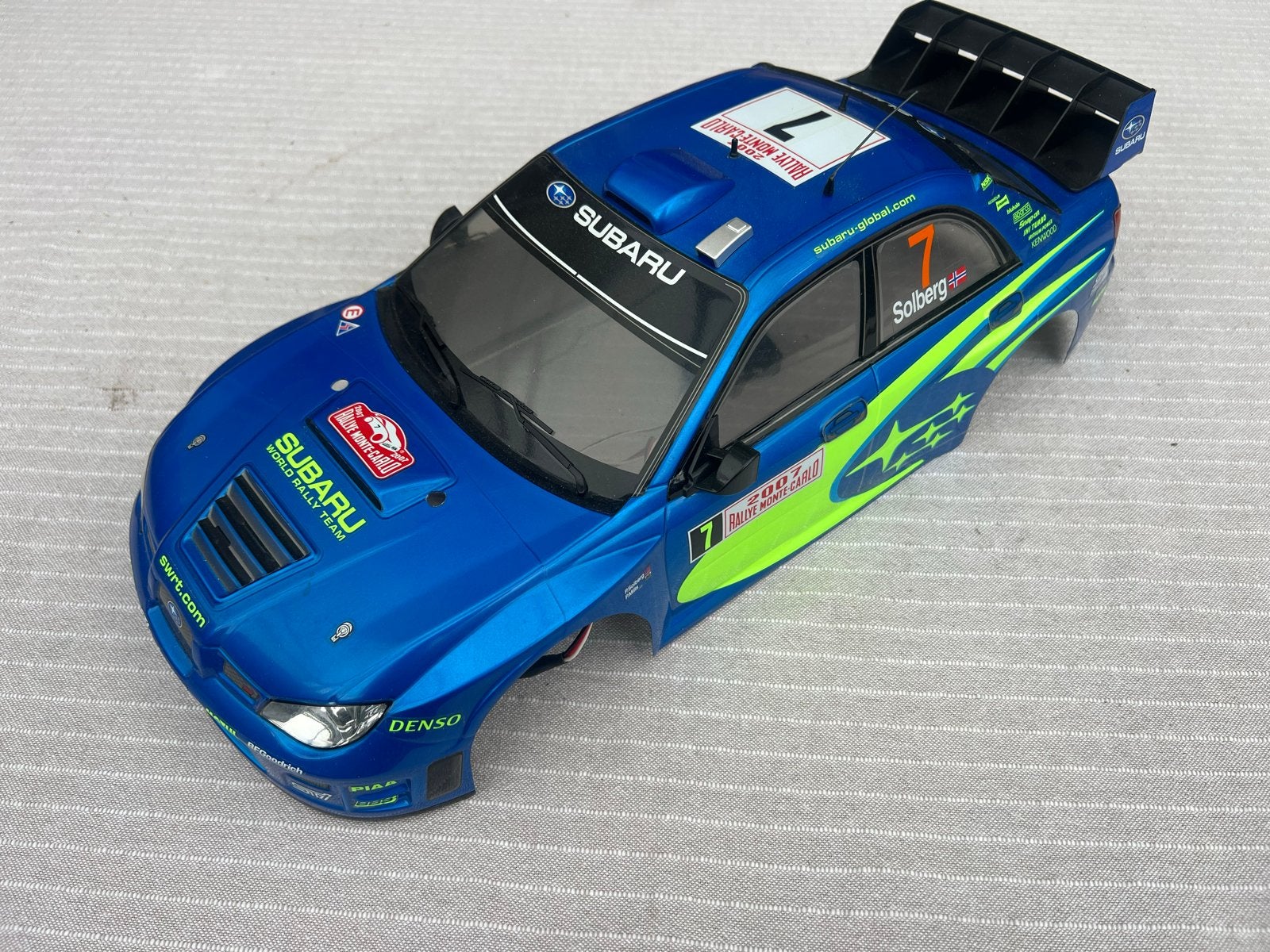 Subaru Killerbody 1:10 - Zeer gedetailleerd, Ophalen of Verzenden, Zo goed als nieuw, Schaal 1:10, Onderdeel
