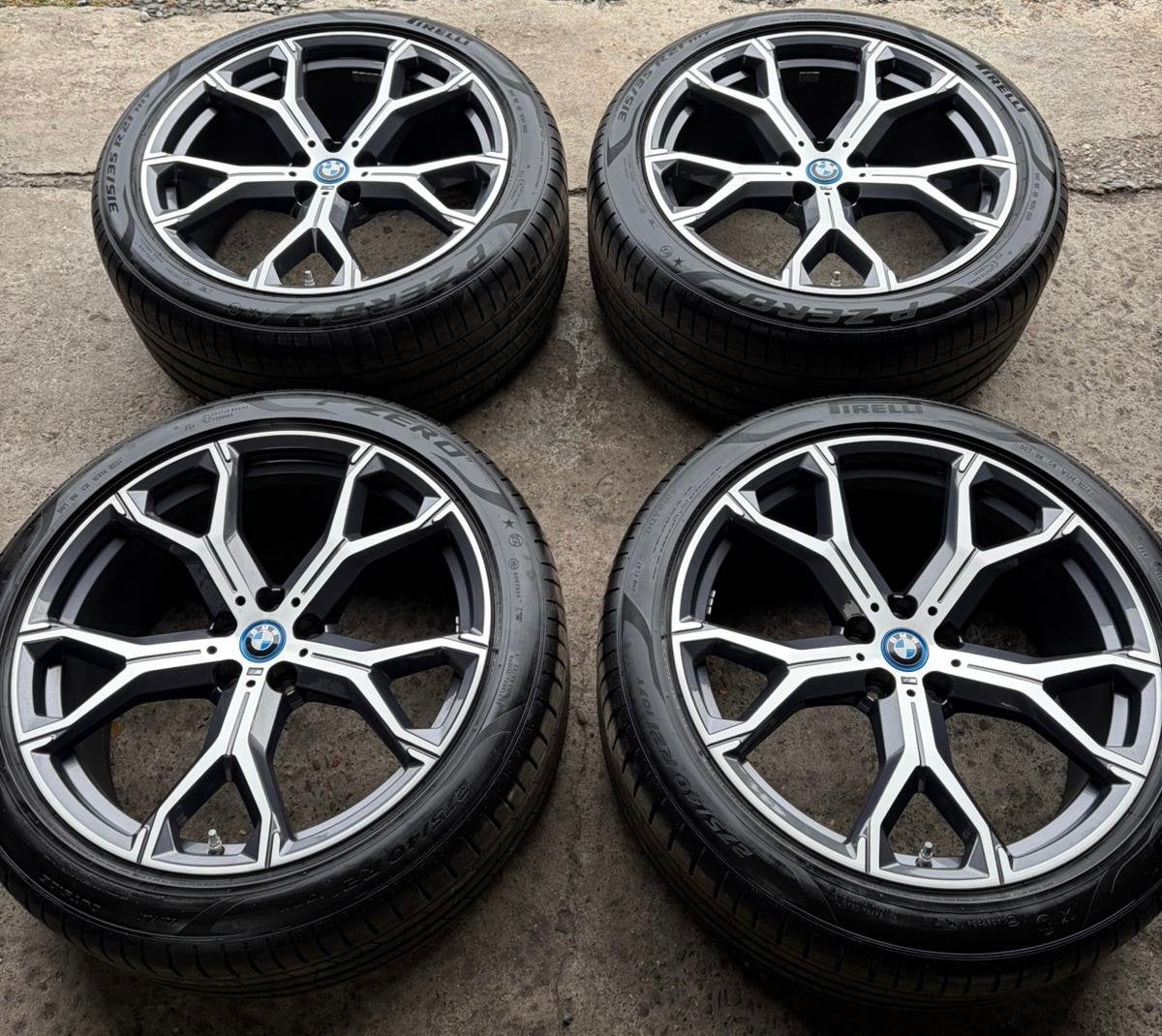 21 inch BMW X5 G05 X6 G06 velgen incl. banden  styling 741 M, Auto-onderdelen, Banden en Velgen, Ophalen, 21 inch, Zomerbanden