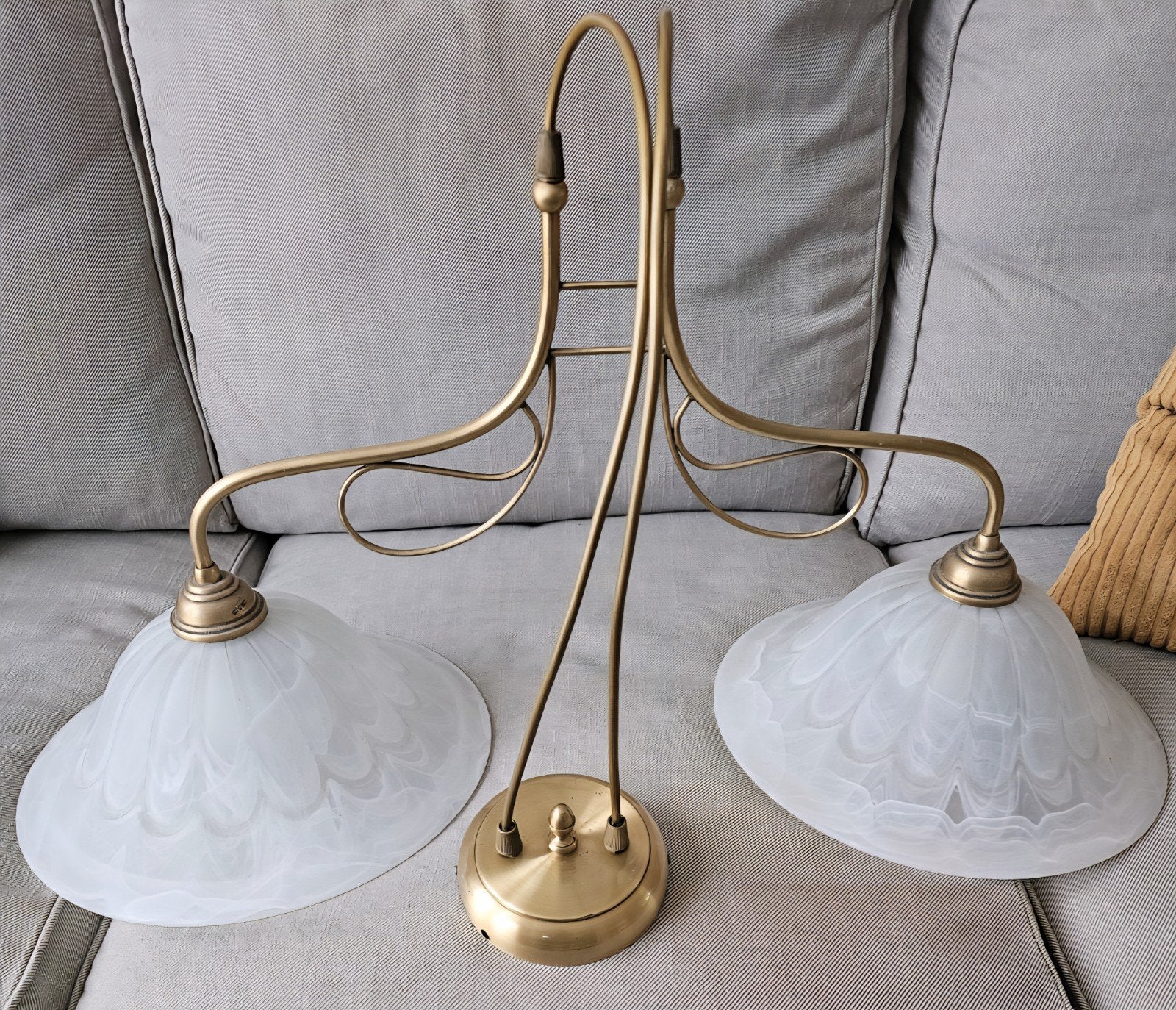 Vintage  hanglamp, Huis en Inrichting, Ophalen, Indirect licht, Zo goed als nieuw, Wandlamp