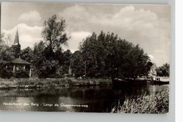 Nederhorst den Berg Overmeerse weg, Verzamelen, Ansichtkaarten | Nederland, Gelopen, Noord-Holland, 1960 tot 1980, Verzenden