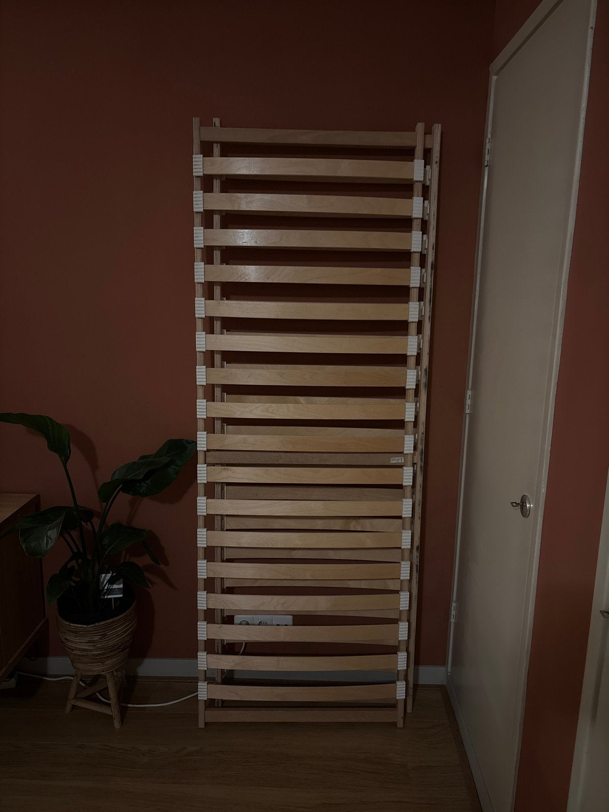 IKEA Sultan Mane lattenbodem 140 cm (twijfelaar), Ophalen, Gebruikt, 140 cm, Twijfelaar