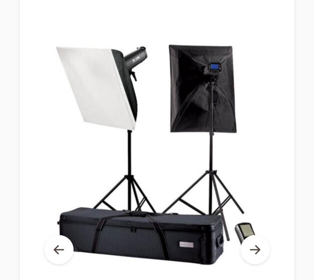 FalconEyes studio flitser, Ophalen