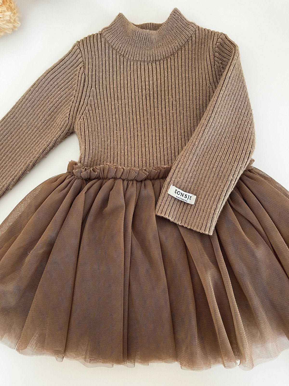 Donsje jurkje maat 62, Kinderen en Baby's, Babykleding | Maat 62, Ophalen of Verzenden, Zo goed als nieuw, Meisje, Jurkje of Rokje