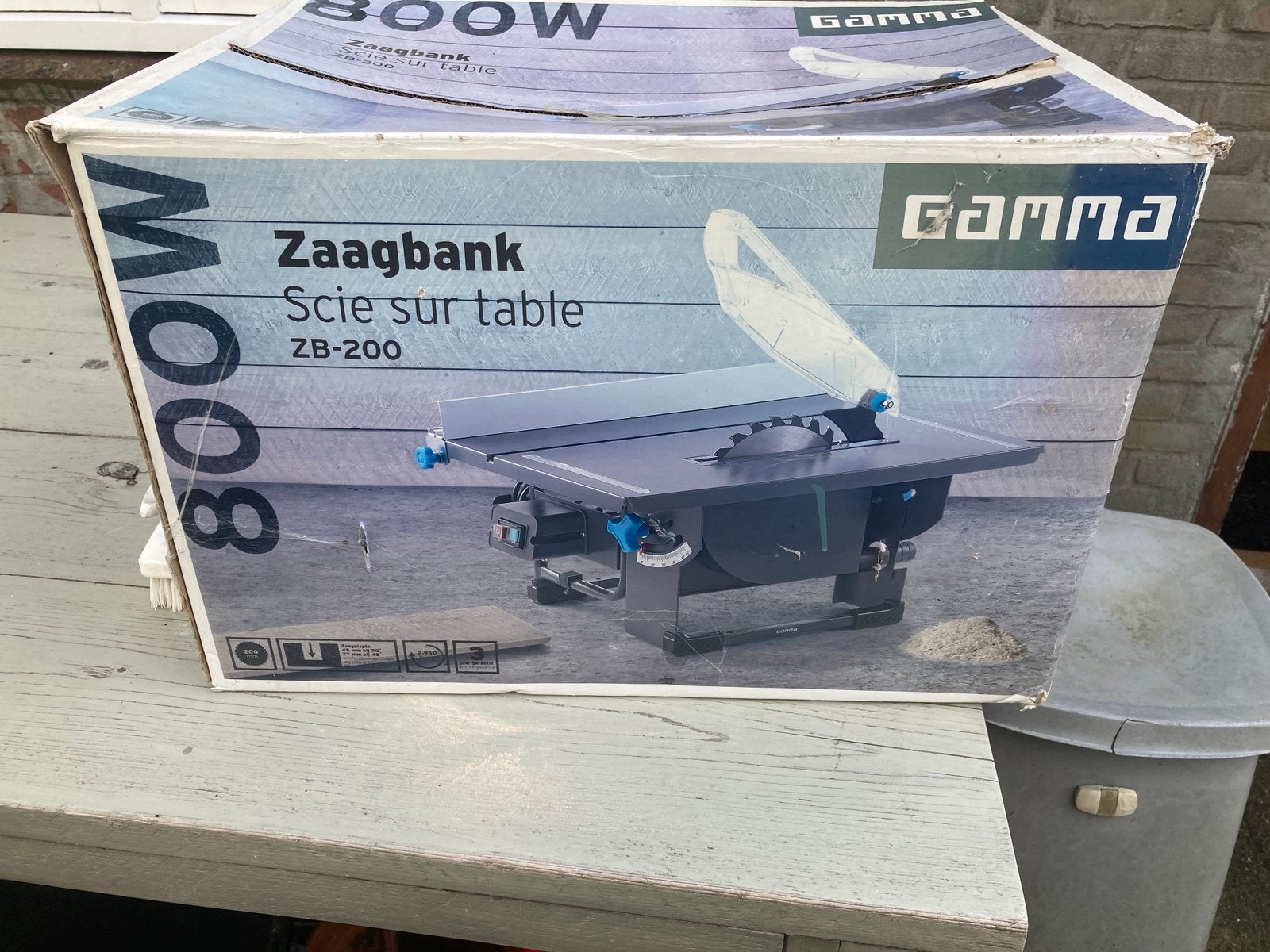 Gamma zaagbank zb-200, Ophalen of Verzenden, Gebruikt, 600 tot 1200 watt