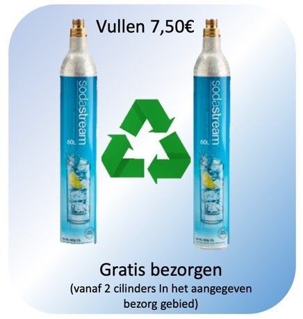 Sodastream vullen Bilthoven e.o., Ophalen, Zo goed als nieuw