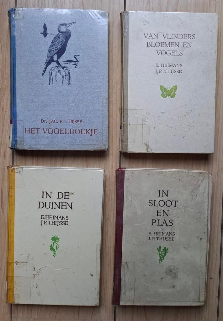 Het Vogelboekje Dr.Jac.P. Thijsse  en 3 andere boekjes € 20,, Boeken, Ophalen of Verzenden, Gelezen, Vogels, Jac. P. Thijsse