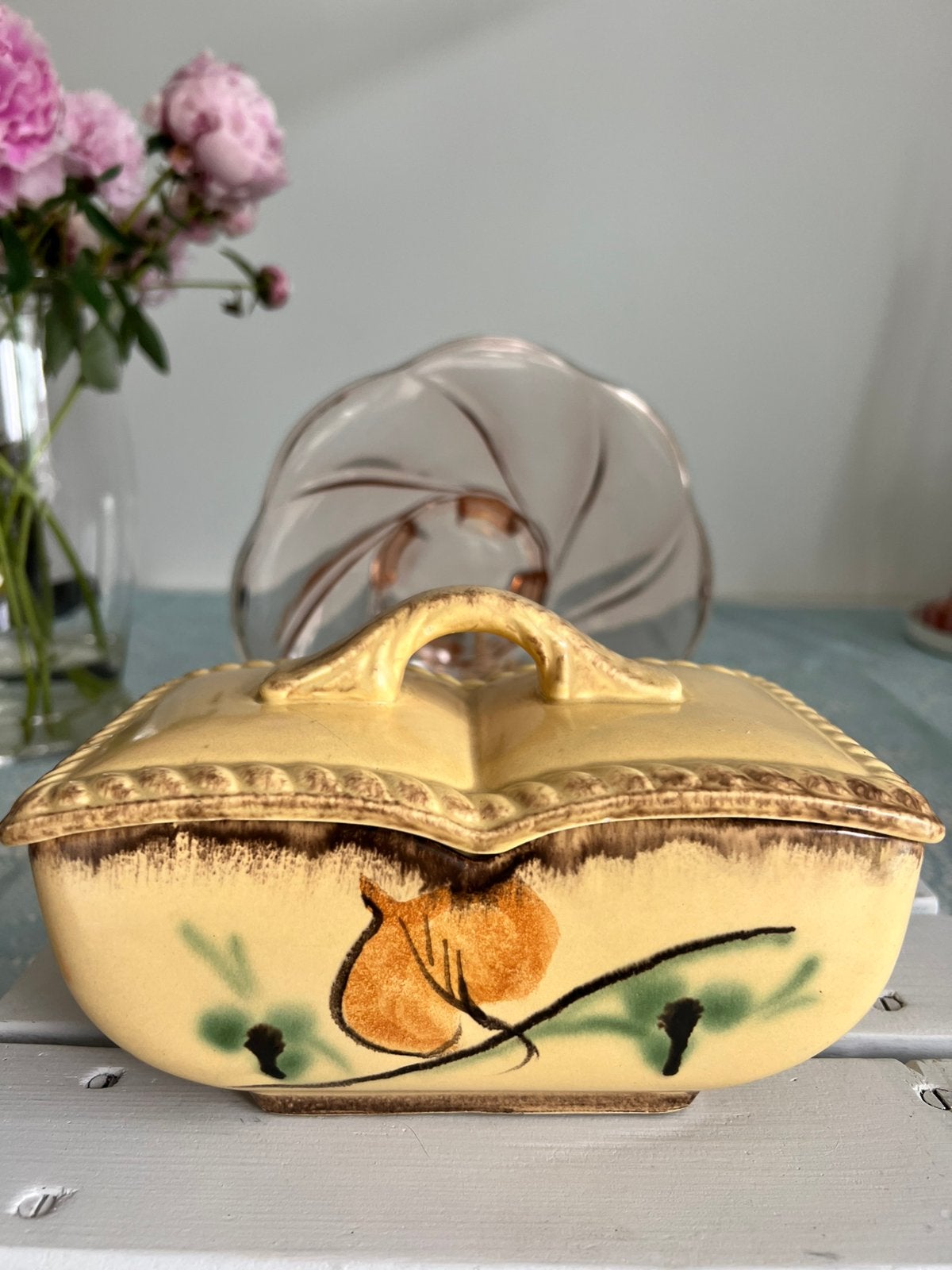 Vintage art deco botervloot, elsterweda, Antiek en Kunst, Ophalen of Verzenden