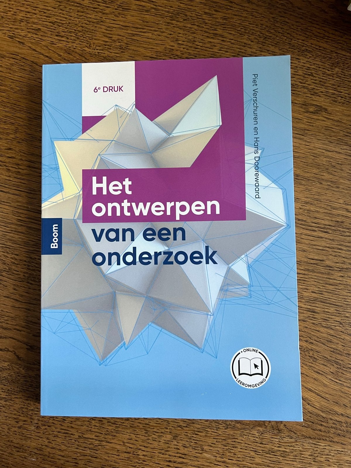 Het ontwerpen van een onderzoek - Verschuren & Doorewaard, Ophalen of Verzenden, Gamma, Zo goed als nieuw, WO