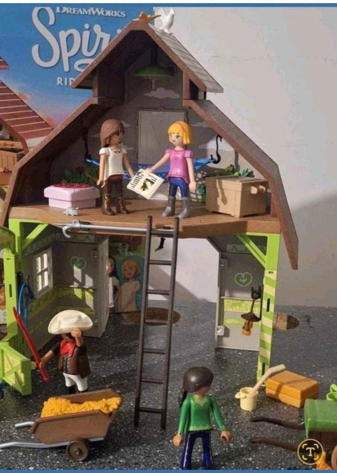Playmobil Spirit schuur, Ophalen, Zo goed als nieuw, Complete set, Overige typen